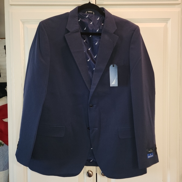 NWT Nautica Men's Navy Blazer 44R